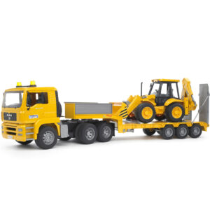 Bruder man low loader med laster