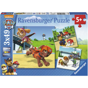 Puslespill paw patrol 3x49p