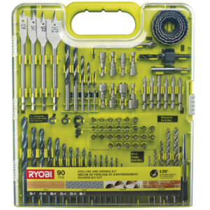 Ryobi skru og bor bittsett rakdd90
