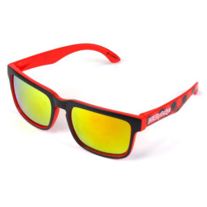 Tartan solbrille rød sort
