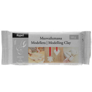 Kapel modellering leire hvit 500 g