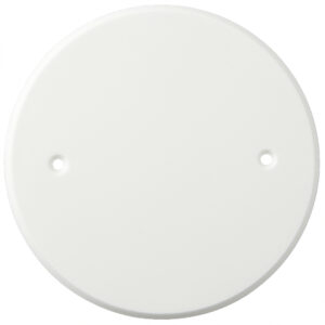 Gelia vegglokk 92 mm pvc hvit