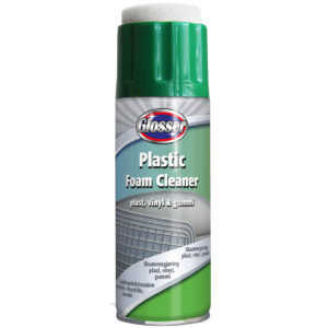 GLOSSER PLAST RENS SKUM MED PAD