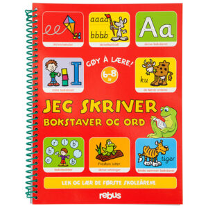 Jeg skriver bokstaver og ord bok