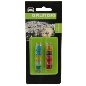 Grundig bilsikring flat mini 10pcs