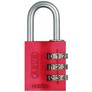 Abus hengelås kode rød 30mm