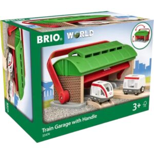 Brio tog garasje med håndtak