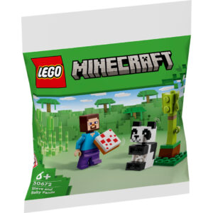 Lego steve og pandaunge