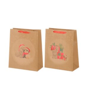 Winteria gavepose julebamse 26x32x12 cm