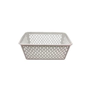 Plast1 minikurv hvit liten 25 x 15 x 8 c