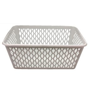 Plast1 minikurv hvit stor 36 x 25 x 25 c