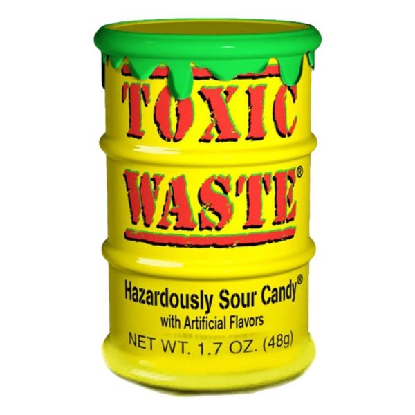 Toxic waste yellow hazardously