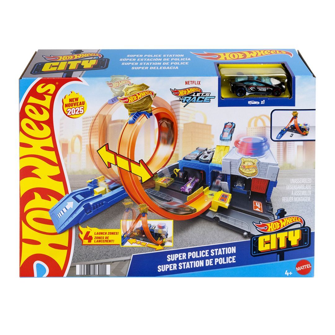 Hot wheels city super police station - Bilde 5