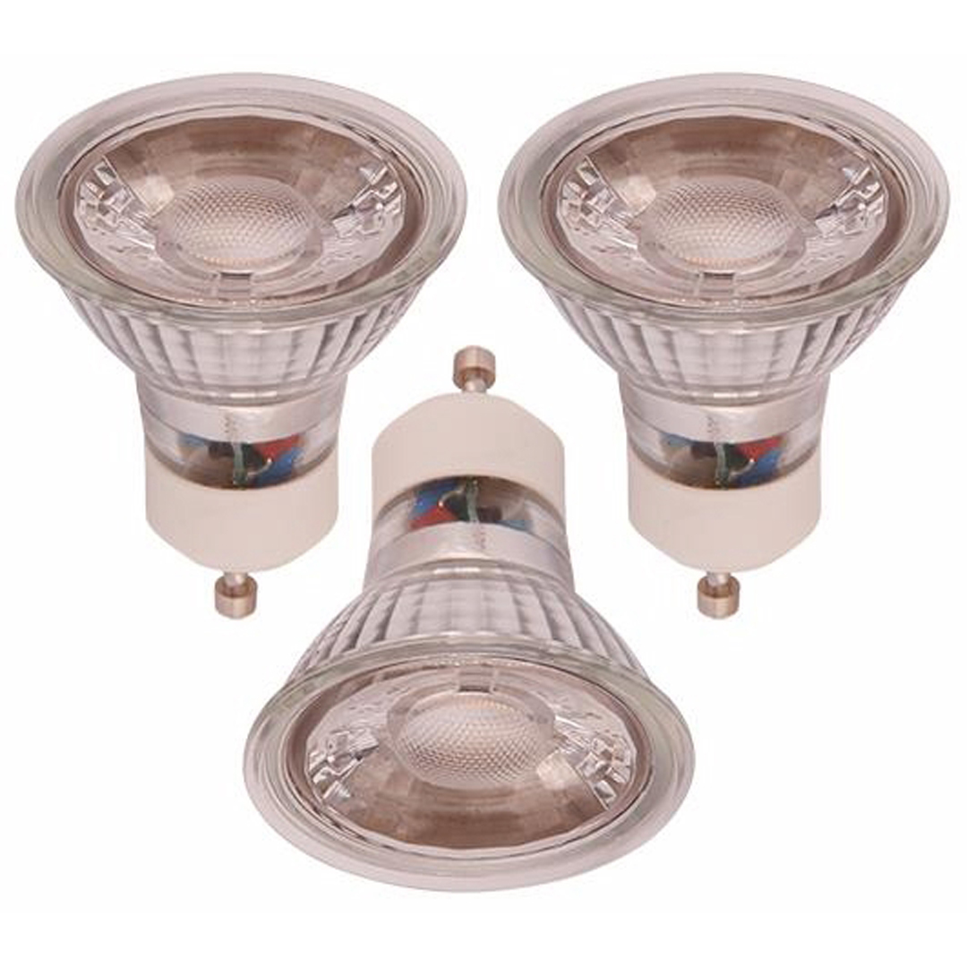 Lyspære gu10 led 250 lumen 3w 3pk
