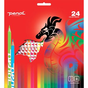 Penol fargeblyanter 24 tynn