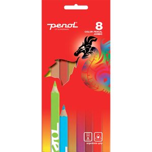 Penol fargeblyanter 8 jumbo