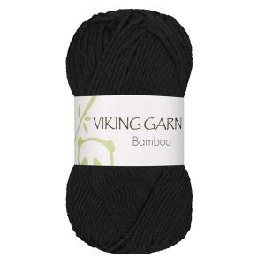 Garn viking bamboo 603 sort