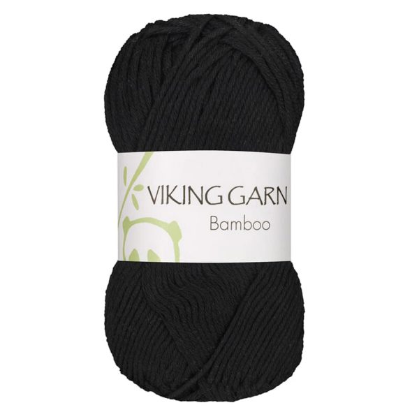 Garn viking bamboo 603 sort