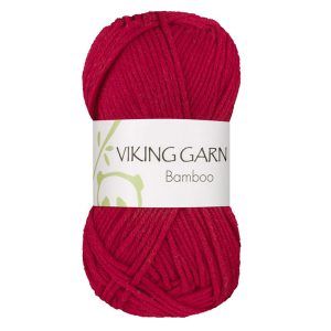 Garn viking bamboo 650 rød