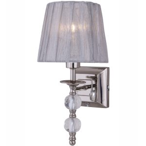 Spezia vegglampe liten krystall uten skj
