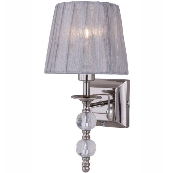 Spezia vegglampe liten krystall uten skj