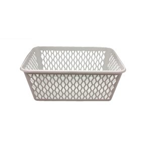 Plast1 minikurv hvit medium 30 x 20 x 11