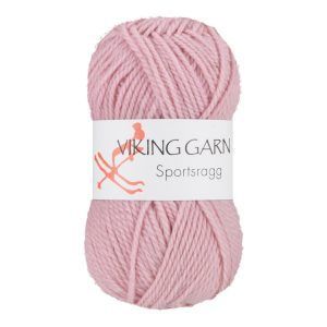 Garn viking sportsragg 574 støvrosa