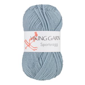 Garn viking sportsragg 524 lys støvblå