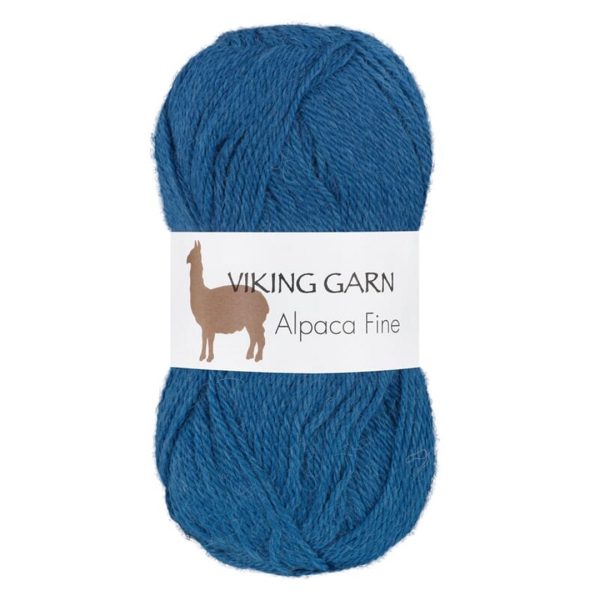 Garn viking alpaca fine 622 kongeblå