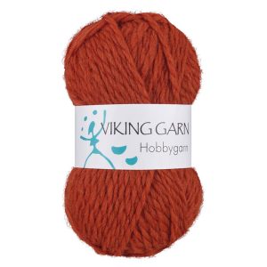 Garn viking hobbygarn 953 rust