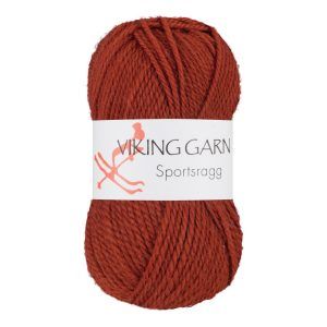 Garn viking sportsragg 543 rust