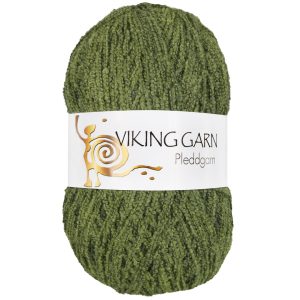 Garn viking pleddgarn 731 mørkgrønn