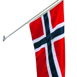 Balkongflagg 100 cm med 1,5 meter stang