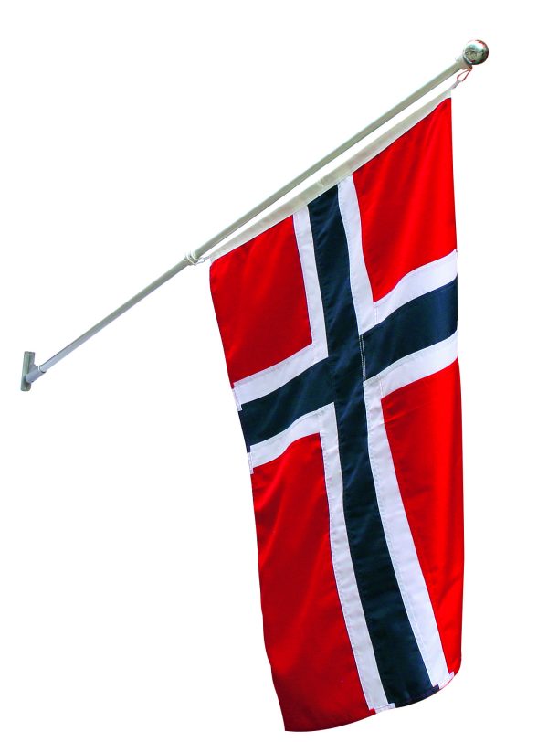 Balkongflagg 100 cm med 1,5 meter stang