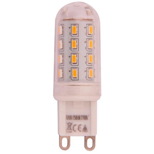 G9 led lyspære 3w 250 lumen.