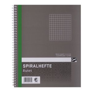 Spiralhefte emo 17x21cm 70g 50bl ruter