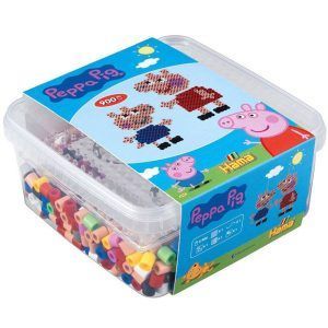 Hama maxi box peppa gris 900 deler
