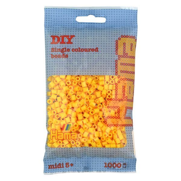 Hama midi perler 1000 pcs yellow