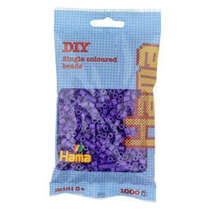 Hama midi perler 1000 pcs purple