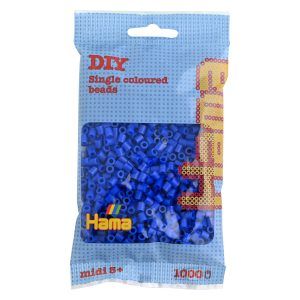 Hama midi perler 1000 pcs blue