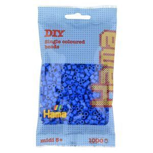 Hama midi perler 1000 pcs light blue