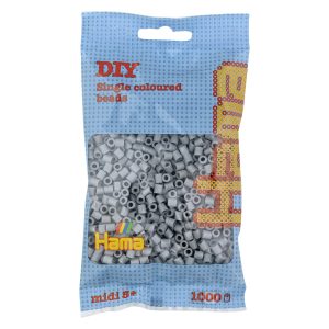 Hama midi perler 1000 pcs grey