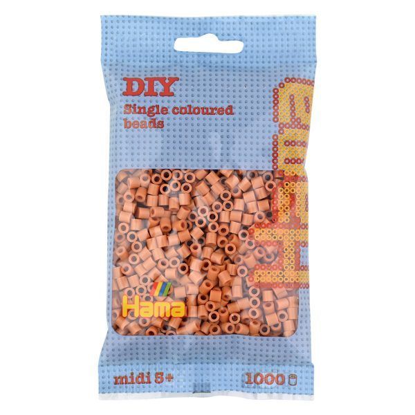 Hama midi perler 1000 pcs light brown