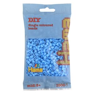 Hama midi perler 1000 pcs pastel blue