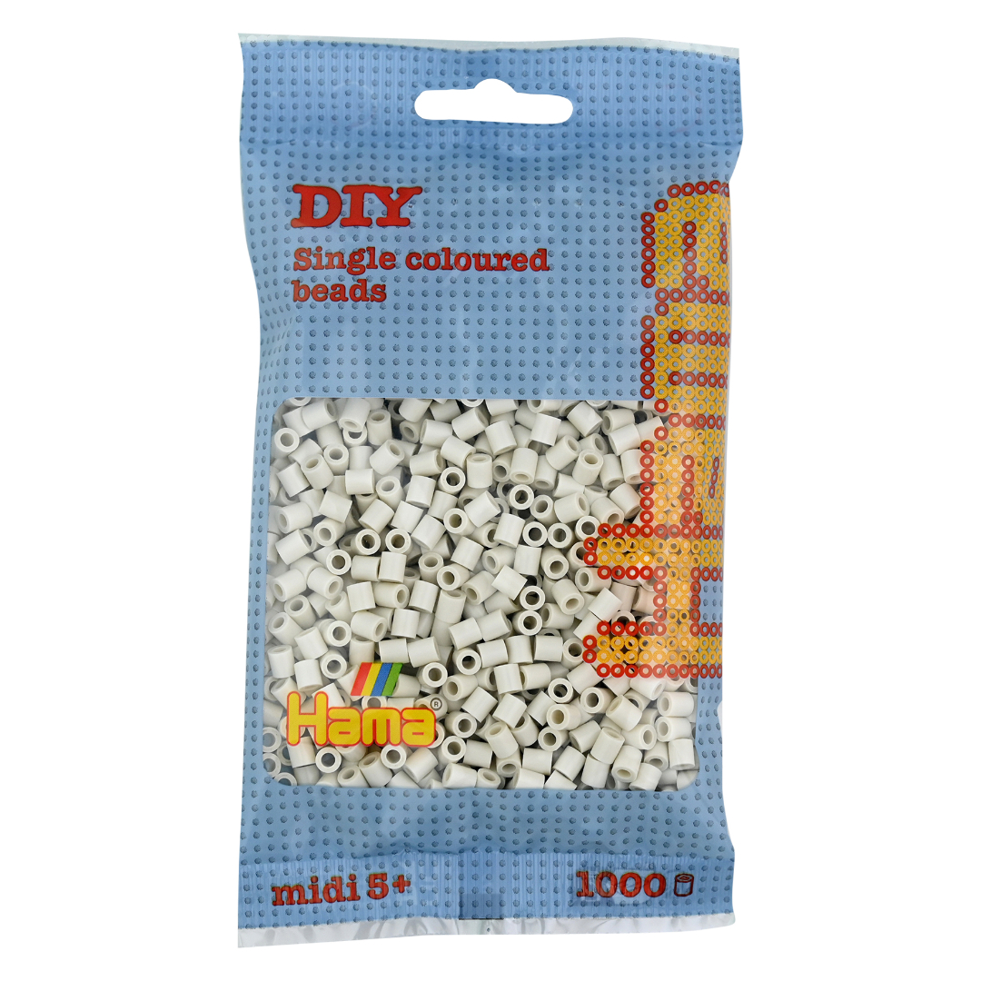 Hama midi perler 1000 pcs. cloudy white