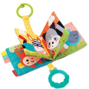 Infantino myk bildebok m/lyd og biteleke