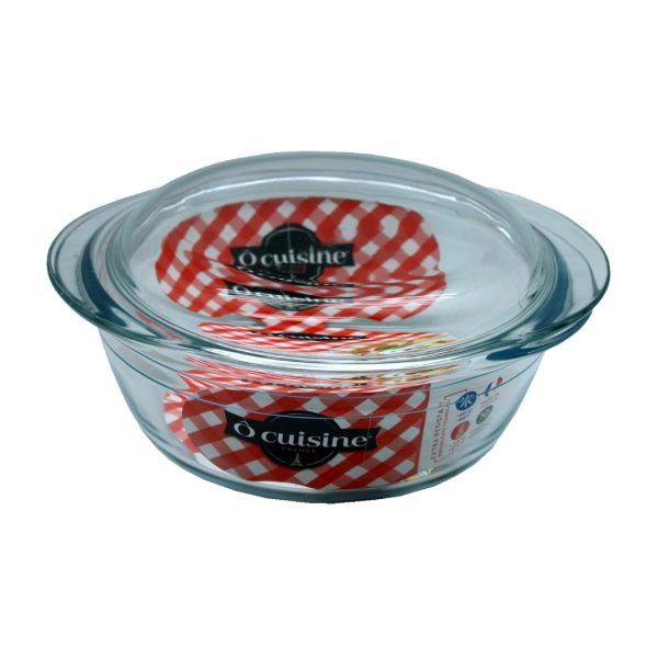 Cuisine ildfast rund 1,1 liter m/lokk