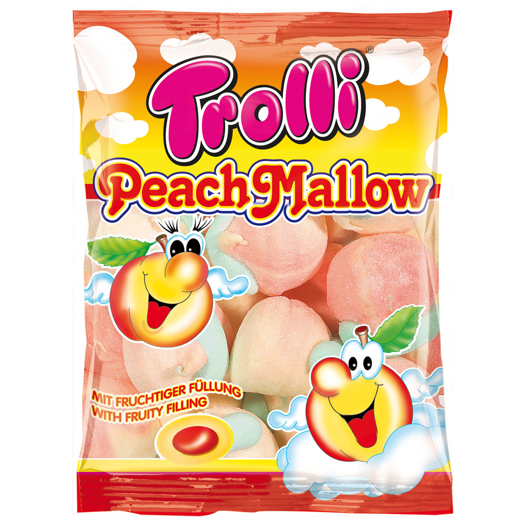 Trolli peach mallow
