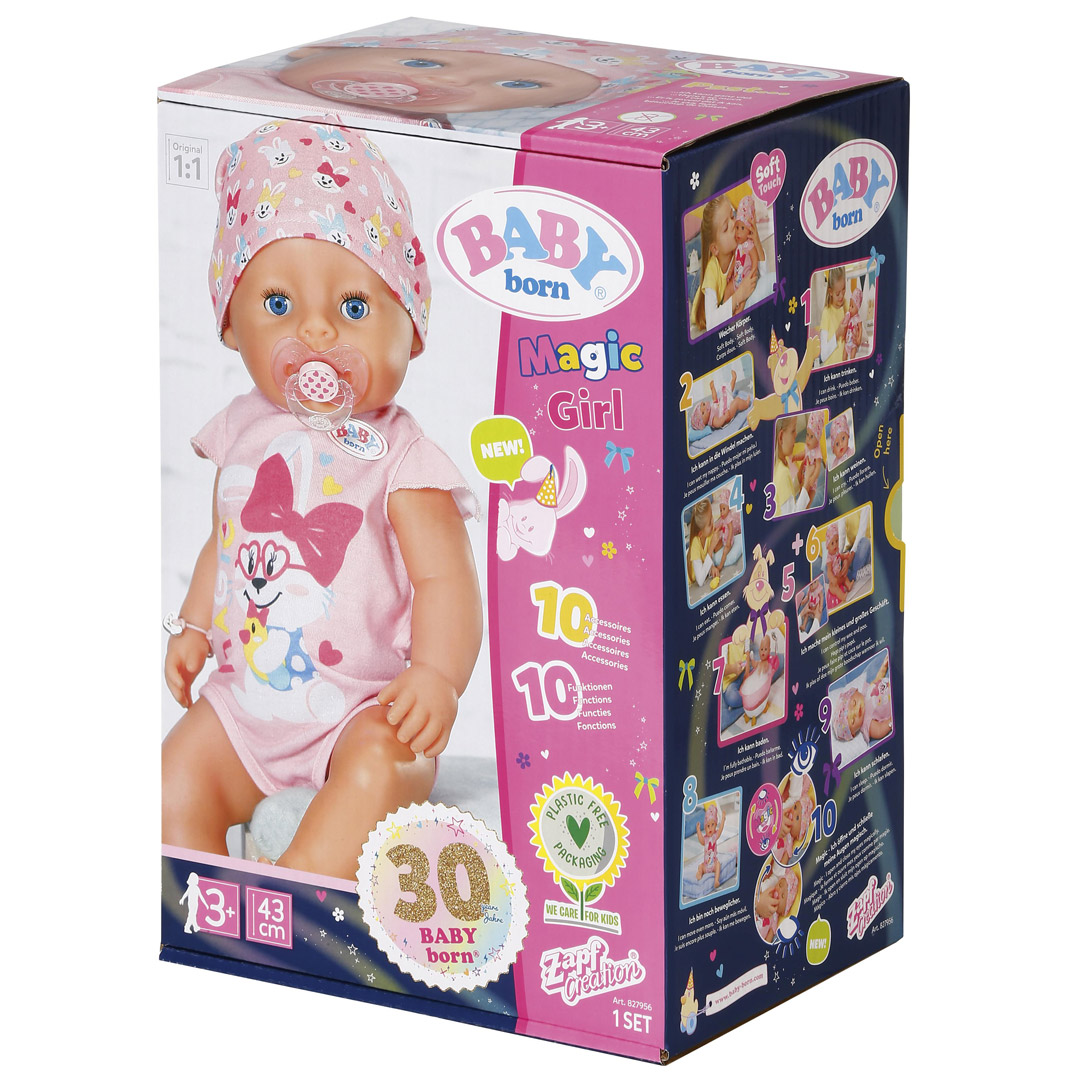 Baby born magic girl 43 cm - Bilde 3