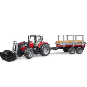 Bruder massey ferguson 7480 med tilh